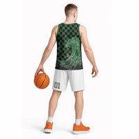 Japanese Asanoha Pattern Basketball Jersey Water Breathing Slayer Dragon - Wonder Print Shop