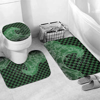 Japanese Asanoha Pattern Bathroom Set Water Breathing Slayer Dragon - Wonder Print Shop