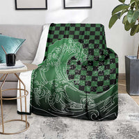 Japanese Asanoha Pattern Blanket Water Breathing Slayer Dragon - Wonder Print Shop