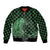 Japanese Asanoha Pattern Bomber Jacket Water Breathing Slayer Dragon - Wonder Print Shop