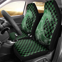 Japanese Asanoha Pattern Car Seat Cover Water Breathing Slayer Dragon - Wonder Print Shop