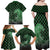 Japanese Asanoha Pattern Family Matching Off Shoulder Maxi Dress and Hawaiian Shirt Water Breathing Slayer Dragon - Wonder Print Shop