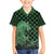 Japanese Asanoha Pattern Family Matching Short Sleeve Bodycon Dress and Hawaiian Shirt Water Breathing Slayer Dragon - Wonder Print Shop