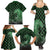 Japanese Asanoha Pattern Family Matching Summer Maxi Dress and Hawaiian Shirt Water Breathing Slayer Dragon - Wonder Print Shop