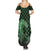 Japanese Asanoha Pattern Family Matching Summer Maxi Dress and Hawaiian Shirt Water Breathing Slayer Dragon - Wonder Print Shop