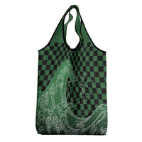 Japanese Asanoha Pattern Grocery Bag Water Breathing Slayer Dragon - Wonder Print Shop