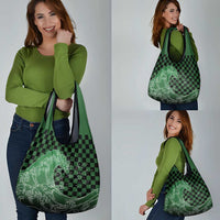 Japanese Asanoha Pattern Grocery Bag Water Breathing Slayer Dragon - Wonder Print Shop