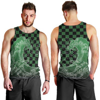 Japanese Asanoha Pattern Men Tank Top Water Breathing Slayer Dragon - Wonder Print Shop