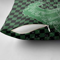 Japanese Asanoha Pattern Pillow Cover Water Breathing Slayer Dragon - Wonder Print Shop