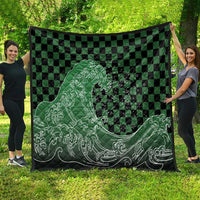Japanese Asanoha Pattern Quilt Water Breathing Slayer Dragon - Wonder Print Shop
