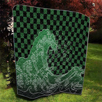 Japanese Asanoha Pattern Quilt Water Breathing Slayer Dragon - Wonder Print Shop