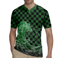 Japanese Asanoha Pattern Rugby Jersey Water Breathing Slayer Dragon - Wonder Print Shop