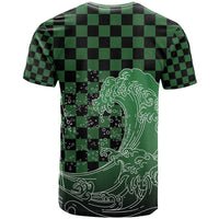 Japanese Asanoha Pattern T Shirt Water Breathing Slayer Dragon - Wonder Print Shop