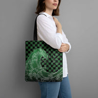 Japanese Asanoha Pattern Tote Bag Water Breathing Slayer Dragon - Wonder Print Shop