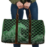 Japanese Asanoha Pattern Travel Bag Water Breathing Slayer Dragon - Wonder Print Shop