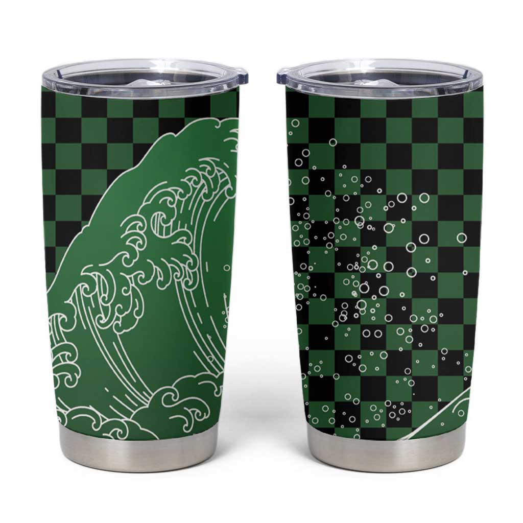 Japanese Asanoha Pattern Tumbler Cup Water Breathing Slayer Dragon - Wonder Print Shop