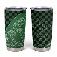 Japanese Asanoha Pattern Tumbler Cup Water Breathing Slayer Dragon - Wonder Print Shop