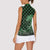 Japanese Asanoha Pattern Women Sleeveless Polo Shirt Water Breathing Slayer Dragon - Wonder Print Shop