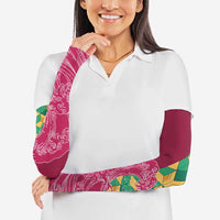 Japanese Bishamon-Kikkou Pattern Arm Sleeves Water Pillar Silent River Flow - Wonder Print Shop