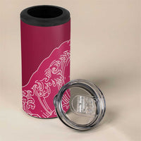 Japanese Bishamon-Kikkou Pattern 4 in 1 Can Cooler Tumbler Water Pillar Silent River Flow - Wonder Print Shop