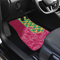 Japanese Bishamon-Kikkou Pattern Car Mats Water Pillar Silent River Flow - Wonder Print Shop