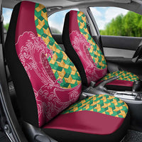 Japanese Bishamon-Kikkou Pattern Car Seat Cover Water Pillar Silent River Flow - Wonder Print Shop