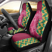 Japanese Bishamon-Kikkou Pattern Car Seat Cover Water Pillar Silent River Flow - Wonder Print Shop