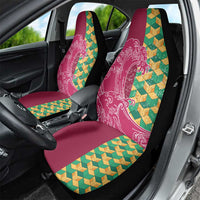 Japanese Bishamon-Kikkou Pattern Car Seat Cover Water Pillar Silent River Flow - Wonder Print Shop