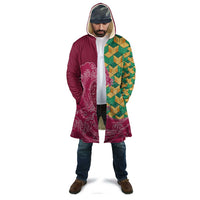 Japanese Bishamon-Kikkou Pattern Cloak Water Pillar Silent River Flow - Wonder Print Shop