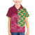 Japanese Bishamon-Kikkou Pattern Family Matching Mermaid Dress and Hawaiian Shirt Water Pillar Silent River Flow - Wonder Print Shop