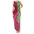 Japanese Bishamon-Kikkou Pattern Family Matching Tank Maxi Dress and Hawaiian Shirt Water Pillar Silent River Flow - Wonder Print Shop