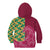 Japanese Bishamon-Kikkou Pattern Kid Hoodie Water Pillar Silent River Flow - Wonder Print Shop