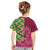 Japanese Bishamon-Kikkou Pattern Kid T Shirt Water Pillar Silent River Flow - Wonder Print Shop