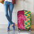 Japanese Bishamon-Kikkou Pattern Luggage Cover Water Pillar Silent River Flow - Wonder Print Shop