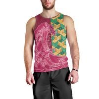 Japanese Bishamon-Kikkou Pattern Men Tank Top Water Pillar Silent River Flow - Wonder Print Shop