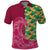Japanese Bishamon-Kikkou Pattern Polo Shirt Water Pillar Silent River Flow - Wonder Print Shop