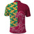 Japanese Bishamon-Kikkou Pattern Polo Shirt Water Pillar Silent River Flow - Wonder Print Shop