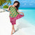 Japanese Bishamon-Kikkou Pattern Sarong Water Pillar Silent River Flow - Wonder Print Shop