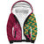 Japanese Bishamon-Kikkou Pattern Sherpa Hoodie Water Pillar Silent River Flow - Wonder Print Shop