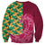 Japanese Bishamon-Kikkou Pattern Sweatshirt Water Pillar Silent River Flow - Wonder Print Shop