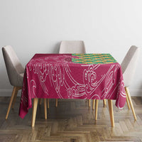 Japanese Bishamon-Kikkou Pattern Tablecloth Water Pillar Silent River Flow - Wonder Print Shop