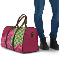 Japanese Bishamon-Kikkou Pattern Travel Bag Water Pillar Silent River Flow - Wonder Print Shop