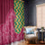 Japanese Bishamon-Kikkou Pattern Window Curtain Water Pillar Silent River Flow - Wonder Print Shop