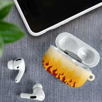 Japanese Kaen Pattern AirPods Case Flame Pillar Blazing Lion Heart - Wonder Print Shop