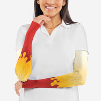 Japanese Kaen Pattern Arm Sleeves Flame Pillar Blazing Lion Heart - Wonder Print Shop