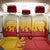 Japanese Kaen Pattern Back Car Seat Cover Flame Pillar Blazing Lion Heart - Wonder Print Shop