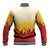 Japanese Kaen Pattern Baseball Jacket Flame Pillar Blazing Lion Heart - Wonder Print Shop