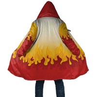 Japanese Kaen Pattern Cloak Flame Pillar Blazing Lion Heart - Wonder Print Shop