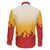 Japanese Kaen Pattern Family Matching Mermaid Dress and Hawaiian Shirt Flame Pillar Blazing Lion Heart - Wonder Print Shop