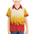 Japanese Kaen Pattern Family Matching Mermaid Dress and Hawaiian Shirt Flame Pillar Blazing Lion Heart - Wonder Print Shop